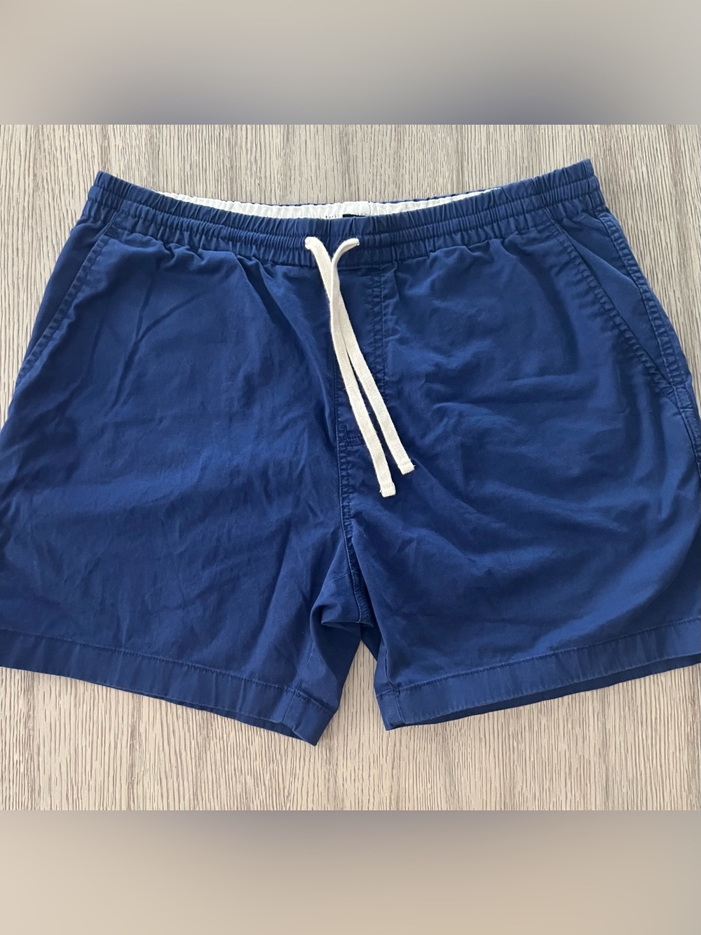 J. Crew Mens Classic Blue Drawstring Men's Shorts
